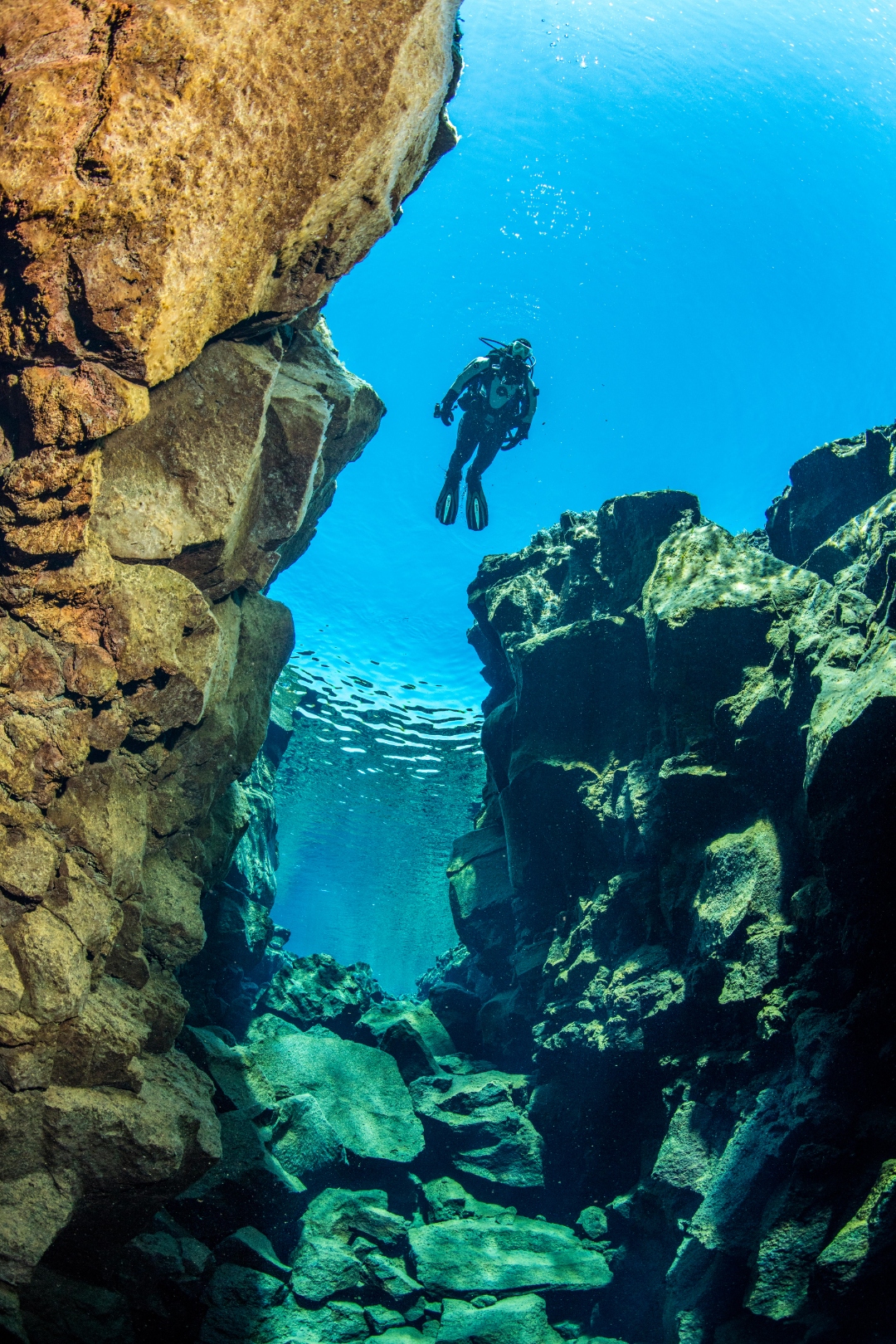 Silfra — the fissure between two continental plates